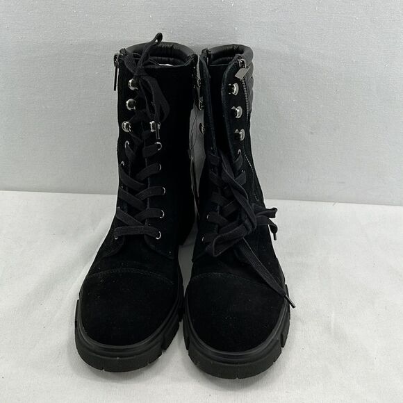 Aqua College Palmer Waterproof Booties- Black Suede- Size 9 M- NIB - Picture 2 of 7